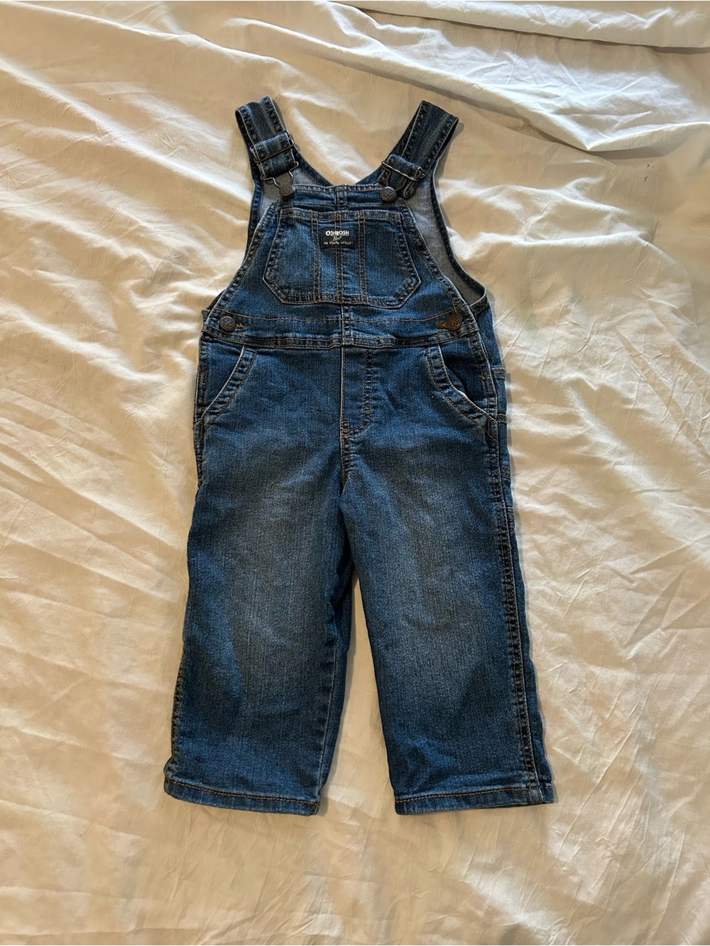 Vintage OshKosh B'gosh Denim Overalls in size 2T